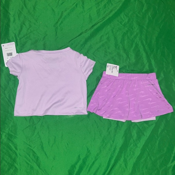 NWT Nike Lavender Toddler Tee and Skort Set size 18 Months - Picture 2 of 11
